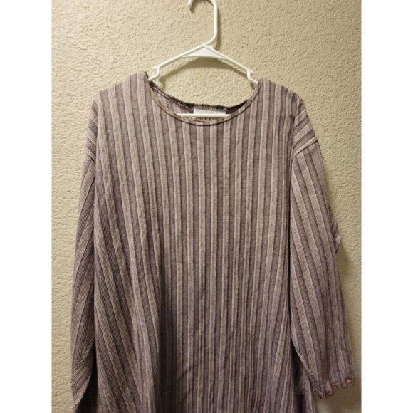 Forelli Striped Long Sleeve Tunic Size 18/20 - Picture 2 of 4
